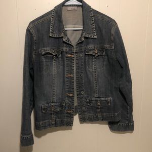 Denim jacket chicos platinum